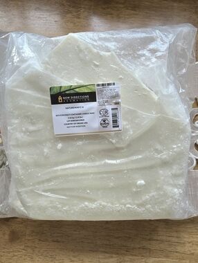 New Directions Aromatic Vegan Soy/Coconut Container Candle Wax - Cream/White 4kg